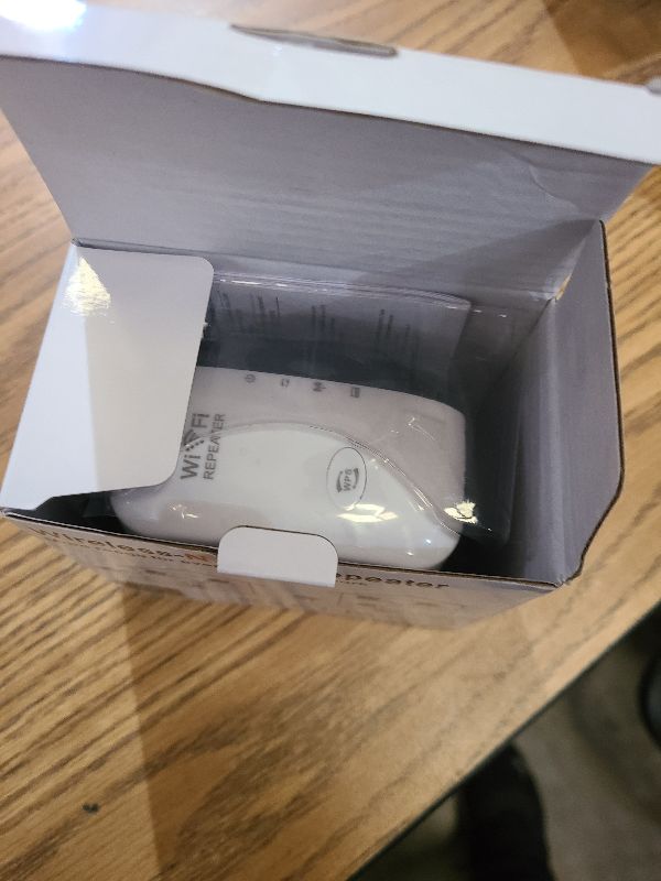 Photo 1 of 2025 WiFi Extender WiFi Range Extender, Wireless Internet Repeater, WiFi Extenders Signal Booster for Home Up to 5000 sq.ft and 45 Devices,1-Key Setup, Access Point, Alexa Compatible