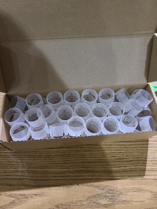 Photo 1 of 100pcs Ring Clips for Balloon Stand/Columns/Arches/Tower, Plastic Ties for Arch, Party Supplies Small Tools for Birthday/Wedding/Christmas/Halloween Decor