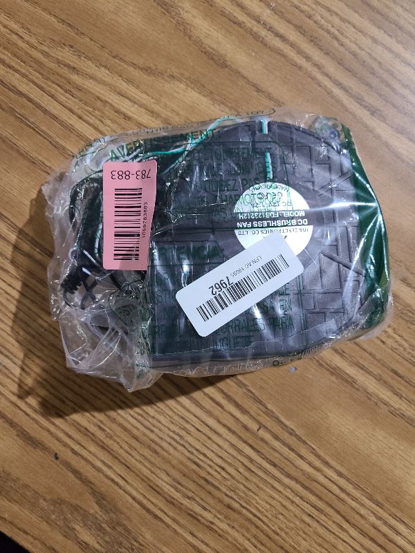 Photo 1 of 12V 1.2A Inflatable Replacement Motor for 5-9FT Halloween Christmas Inflatables Air Blower Fan with 5 LED Light 1.5A Adapter Outdoor Blow Up Fan Parts Inflatables (White Lights 5 LED, 12V 1.2A)