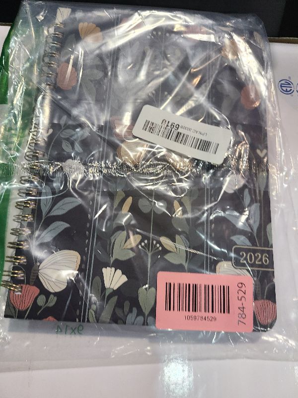 Photo 1 of 2026 Planner, Monthly and Weekly Calendar Planner for Women, Jan 2026 - Dec 2026, Hardcover Pretty 2026 Agenda Planner Book with Tabs, Spiral Bound, Perfect for School Office Home Supplies, 6.3" x 8.5" - Butterfly Tapestry