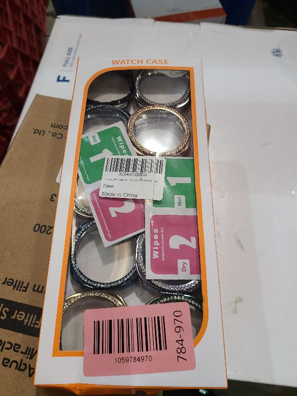 Photo 1 of [10-Pack] Bling Watch Screen Protector for Samsung Galaxy Watch8 40mm, Glitter Protection Cases TPU Soft Cover with Sparkly Rhinestones for Galaxy Watch8 40MM(SM-L320)