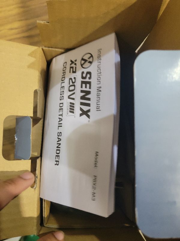 Photo 1 of SENIX 20V Cordless Detail Sander,Electric Hand-Sander with 11,000 OPM,Lightweight & Compact Design for Woodworking,Furniture,Drywall,Paint Removal(Tool Only,No Included Battery)