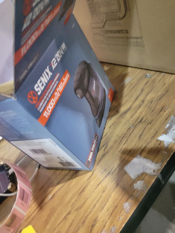 Photo 1 of SENIX 20V Cordless Detail Sander,Electric Hand-Sander with 11,000 OPM,Lightweight & Compact Design for Woodworking,Furniture,Drywall,Paint Removal(Tool Only,No Included Battery)