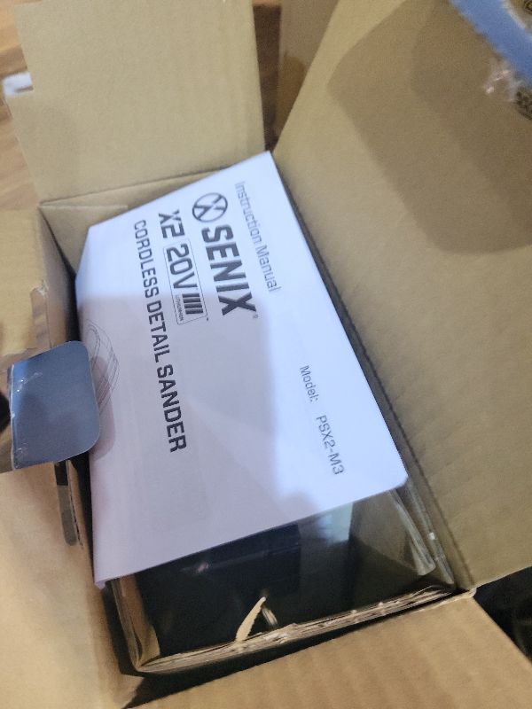 Photo 1 of SENIX 20V Cordless Detail Sander,Electric Hand-Sander with 11,000 OPM,Lightweight & Compact Design for Woodworking,Furniture,Drywall,Paint Removal(Tool Only,No Included Battery)