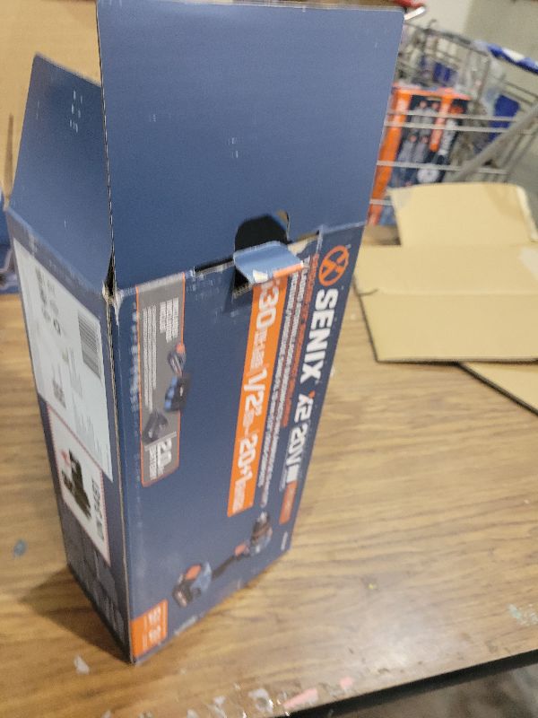 Photo 1 of SENIX X2 20 Volt Max* 2-Piece Cordless Power Tool Kit with Battery Powered 1/2-Inch Drill Driver and 1/4-Inch Impact Driver, Includes Storage Bag, 2 2.0 Ah Batteries & Charger (S2K2B2-01)
