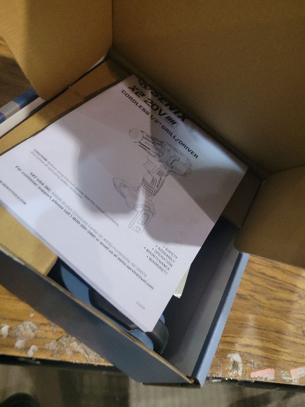 Photo 1 of SENIX 20V Max Cordless Drill/Driver Set, Power Tool Kit, Brushless Motor, 1/2-Inch, 2 Variable Speed,Tool Only (PDDX2-M2-0)