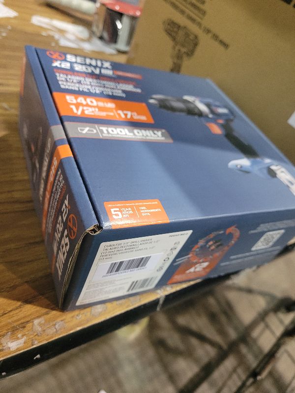 Photo 1 of SENIX 20V Max Cordless Drill/Driver Set, Power Tool Kit, Brushless Motor, 1/2-Inch, 2 Variable Speed,Tool Only (PDDX2-M2-0)