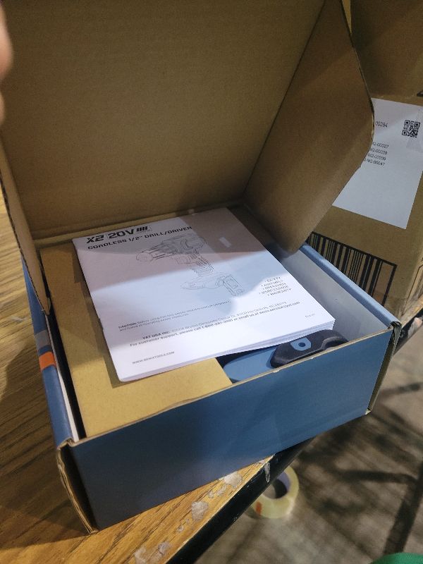 Photo 1 of SENIX 20V Max Cordless Drill/Driver Set, Power Tool Kit, Brushless Motor, 1/2-Inch, 2 Variable Speed,Tool Only (PDDX2-M2-0)