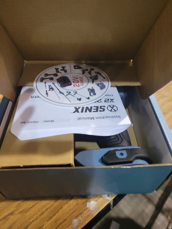 Photo 1 of SENIX X2 20 Volt Max* 2-Piece Cordless Power Tool Kit with Battery Powered 1/2-Inch Drill Driver and 1/4-Inch Impact Driver, Includes Storage Bag, 2 2.0 Ah Batteries & Charger (S2K2B2-01)