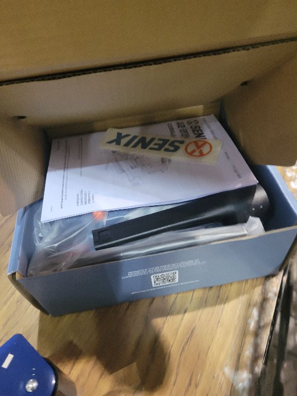 Photo 1 of SENIX 20V Max Cordless Jigsaw (Bare Tool Only), Jigsaw Cut Off Tool with Brushless Motor, 3000SPM, 6-Speed & 4-Orbital Settings, 45° Bevel Cuts, Includes Blades for Straight/Curved/Circular Cutting