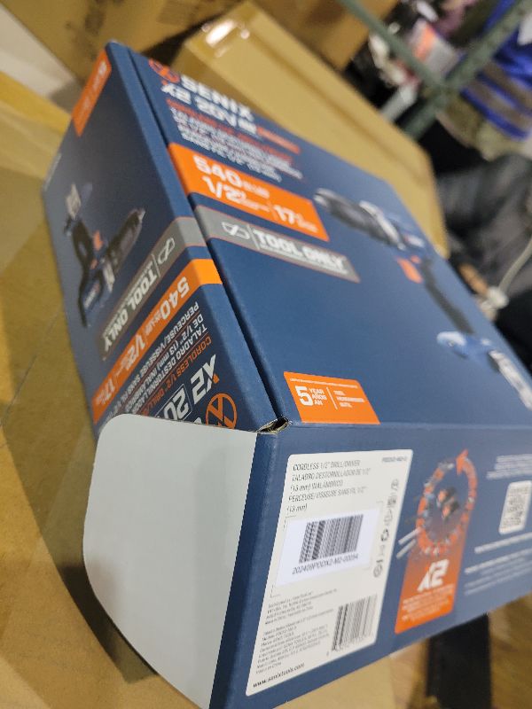 Photo 1 of SENIX 20V Max Cordless Drill/Driver Set, Power Tool Kit, Brushless Motor, 1/2-Inch, 2 Variable Speed,Tool Only (PDDX2-M2-0)