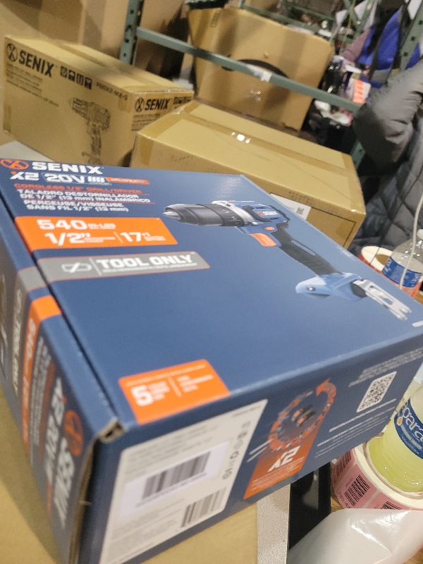 Photo 1 of SENIX 20V Max Cordless Drill/Driver Set, Power Tool Kit, Brushless Motor, 1/2-Inch, 2 Variable Speed,Tool Only (PDDX2-M2-0)