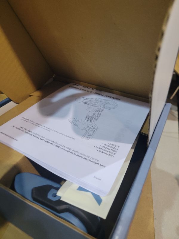 Photo 1 of SENIX 20V Max Cordless Drill/Driver Set, Power Tool Kit, Brushless Motor, 1/2-Inch, 2 Variable Speed,Tool Only (PDDX2-M2-0)