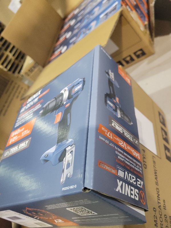 Photo 1 of SENIX 20V Max Cordless Drill/Driver Set, Power Tool Kit, Brushless Motor, 1/2-Inch, 2 Variable Speed,Tool Only (PDDX2-M2-0)