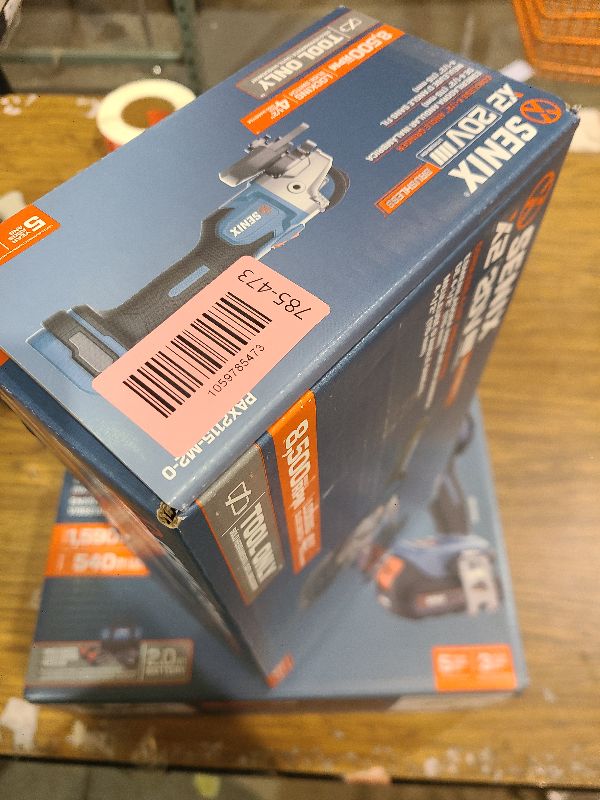 Photo 1 of SENIX PAX2115-M2-0 X2 20 Volt Max* 4-1/2-Inch Brushless Angle Grinder Tool, 8500 RPM Max, 3-Position Auxiliary Handle, Spring-Loaded Safety Slide Switch, Tool Only, Battery Not Included