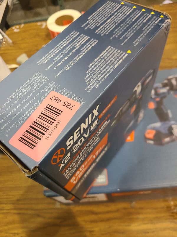 Photo 1 of SENIX 20V Max Cordless Drill/Driver Set, Power Tool Kit, Brushless Motor, 1/2-Inch, 2 Variable Speed,Tool Only (PDDX2-M2-0)