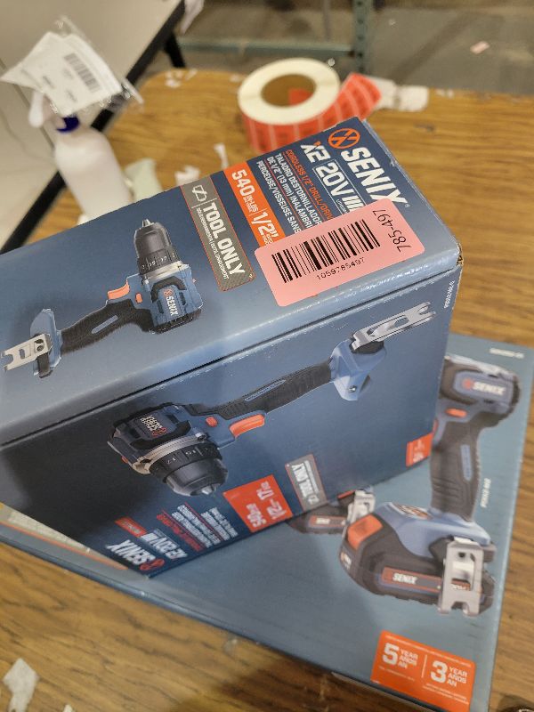 Photo 1 of SENIX 20V Max Cordless Drill/Driver Set, Power Tool Kit, Brushless Motor, 1/2-Inch, 2 Variable Speed,Tool Only (PDDX2-M2-0)