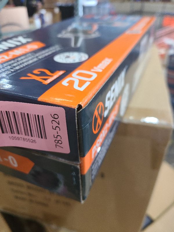 Photo 1 of SENIX PSRX2-M1-0 X2 20 Volt Max* 1/2-Inch Compact Reciprocating Saw, Variable Speed, 2800 SPM Max, Tool-Less Blade Clamp, 3-Mode LED Light, Tool Only, Battery Not Included