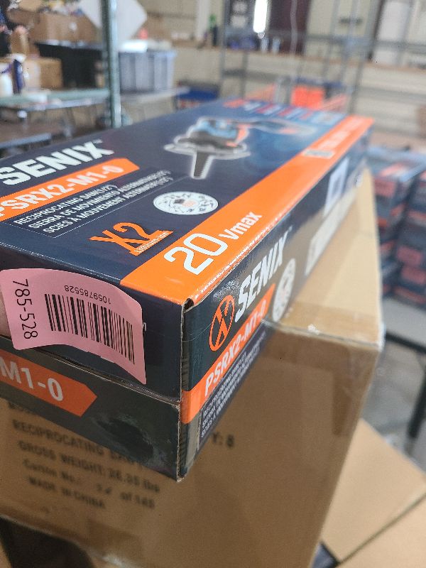 Photo 1 of SENIX PSRX2-M1-0 X2 20 Volt Max* 1/2-Inch Compact Reciprocating Saw, Variable Speed, 2800 SPM Max, Tool-Less Blade Clamp, 3-Mode LED Light, Tool Only, Battery Not Included