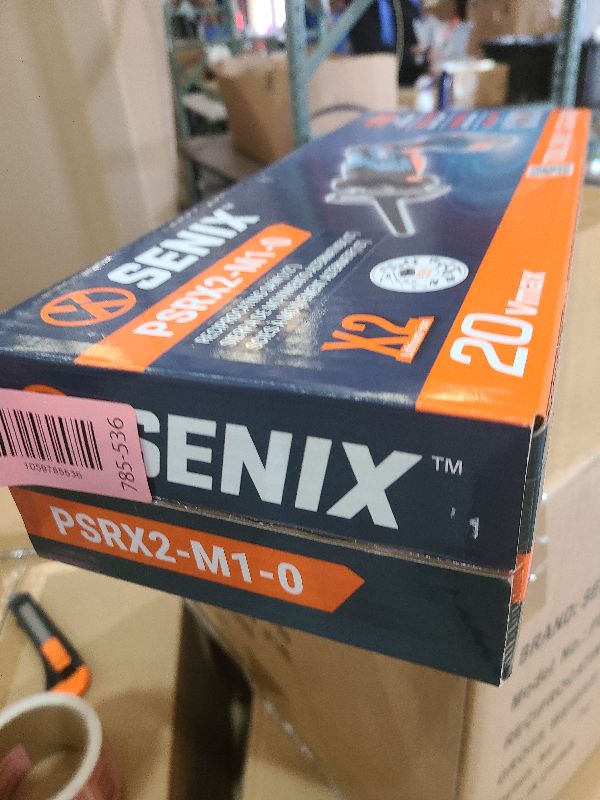 Photo 1 of SENIX PSRX2-M1-0 X2 20 Volt Max* 1/2-Inch Compact Reciprocating Saw, Variable Speed, 2800 SPM Max, Tool-Less Blade Clamp, 3-Mode LED Light, Tool Only, Battery Not Included