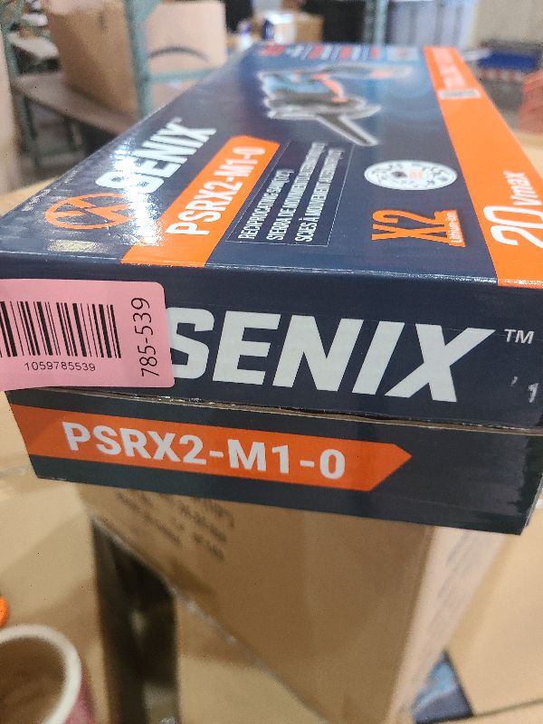 Photo 1 of SENIX PSRX2-M1-0 X2 20 Volt Max* 1/2-Inch Compact Reciprocating Saw, Variable Speed, 2800 SPM Max, Tool-Less Blade Clamp, 3-Mode LED Light, Tool Only, Battery Not Included