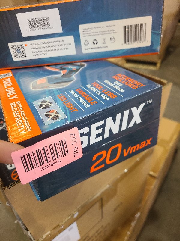 Photo 1 of SENIX PSRX2-M1-0 X2 20 Volt Max* 1/2-Inch Compact Reciprocating Saw, Variable Speed, 2800 SPM Max, Tool-Less Blade Clamp, 3-Mode LED Light, Tool Only, Battery Not Included