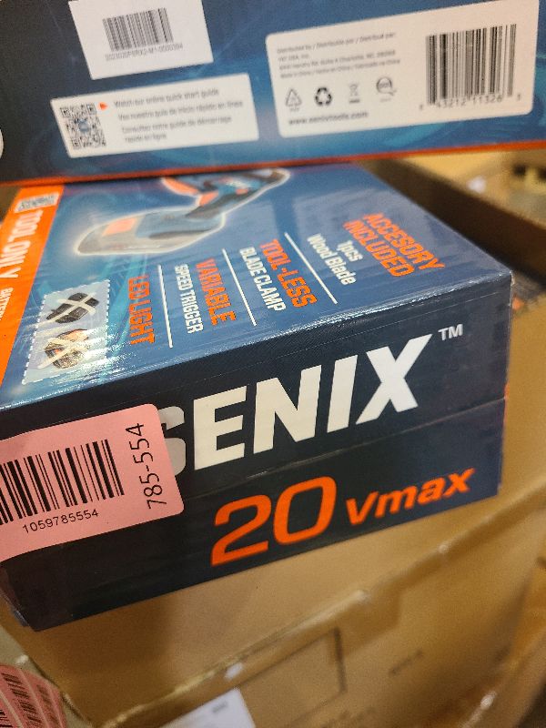 Photo 1 of SENIX PSRX2-M1-0 X2 20 Volt Max* 1/2-Inch Compact Reciprocating Saw, Variable Speed, 2800 SPM Max, Tool-Less Blade Clamp, 3-Mode LED Light, Tool Only, Battery Not Included