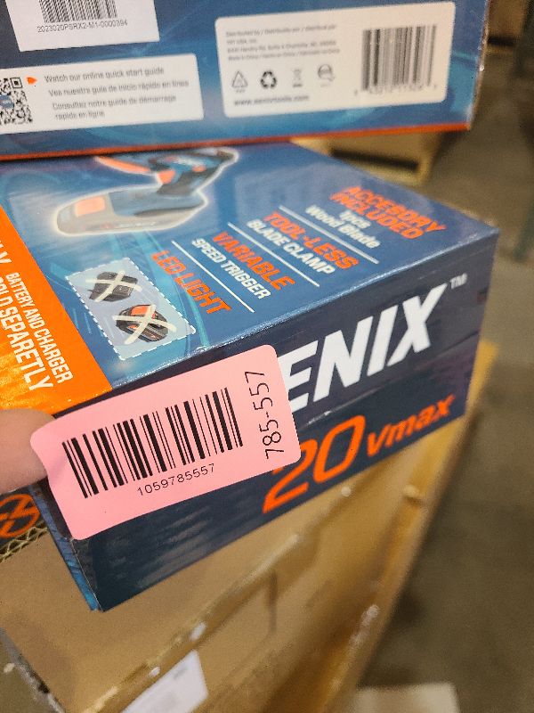 Photo 1 of SENIX PSRX2-M1-0 X2 20 Volt Max* 1/2-Inch Compact Reciprocating Saw, Variable Speed, 2800 SPM Max, Tool-Less Blade Clamp, 3-Mode LED Light, Tool Only, Battery Not Included