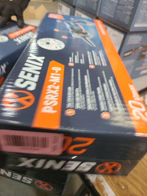 Photo 1 of SENIX PSRX2-M1-0 X2 20 Volt Max* 1/2-Inch Compact Reciprocating Saw, Variable Speed, 2800 SPM Max, Tool-Less Blade Clamp, 3-Mode LED Light, Tool Only, Battery Not Included