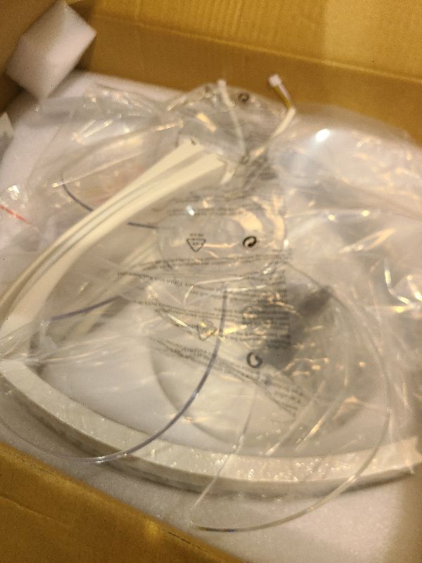 Photo 1 of Aphyni Ceiling Fans with Lights and Remote, 19.7" White Low Profile Ceiling Fan, Modern Flush Mount LED Fan Light, 6 Wind Speeds Fandelier Ceiling Fan with Light for Bedroom, 3000-6500K Dimmable