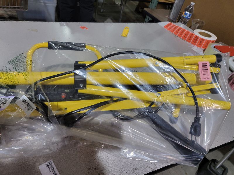 Photo 1 of 22000 Lumen Work Lights with Stand, 3 Head Portable LED Work Light, with Adjustable&Foldable Tripod Stand, IP66 Waterproof Lamp for Outdoor Indoor Job Site Workshop Garage Construction Site Lighting