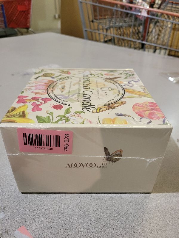 Photo 1 of AOOVOO 4 Pack Citrus Lemon Odor Eliminating Highly Fragranced Candle - Eliminates 95% of Pet, Smoke, Food, and Other Smells Quickly, Non Toxic Air Freshing Soy Candle