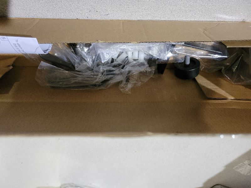 Photo 1 of 2 Pack Curtain Rods for Windows 32-60 Inch, 1 Inch Adjustable Black Curtain Rod Set with Brackets, Easy Install