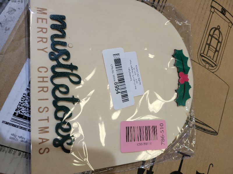 Photo 1 of Baby Christmas Milestone Cards Decoration, Wooden Baby First Christmas Winter Baby Announcement My First Holiday Milestone Sign Decor, Xmas Baby Shower Decorations for Newborn Photography Props