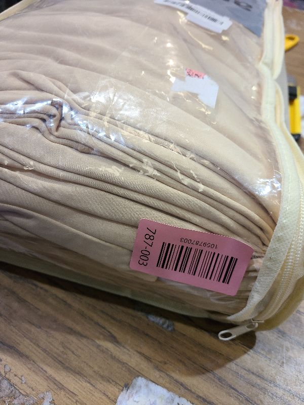 Photo 1 of 30 ft x 8 ft Thick Champagne Backdrop Curtain for Wedding Parties, 6 Panels 5 ft x 8 ft Wrinkle Free Polyester Champagne Photo Backdrop Drapes, Birthday Party Home Decoration Supplies