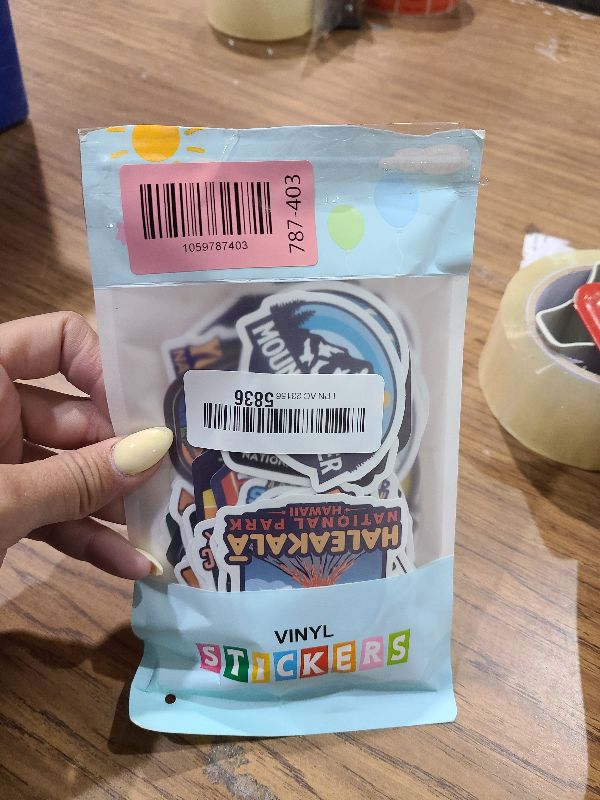 Photo 1 of 156 Pcs National Parks Sticker Pack, Outdoor Nature Camping Hiking Inspired Waterproof Vinyl Decals for Water Bottles Laptop Car, Travel Adventure Partks Sticker