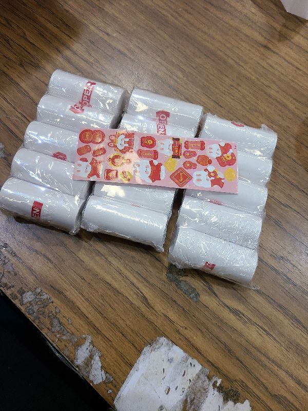 Photo 1 of 15 Rolls Kids Camera Paper Roll Refill - HD kids camera instant print paper, 55x25mm Print 180 Sheets with Cute Stickers, Scratch-Resistant, BPA Free, Suitable for 99% of Instant Print Camera for Kids