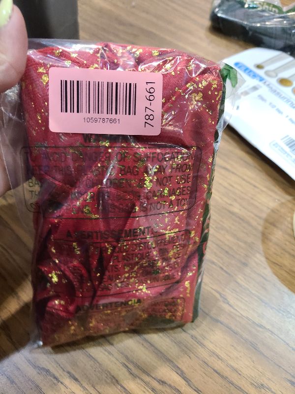 Photo 1 of Artoid Mode Red Dutch Fleece Table Runner, Glitter Metallic Foil Holiday Kitchen Dining Table Decoration for Home Party Decor 13x72 Inch