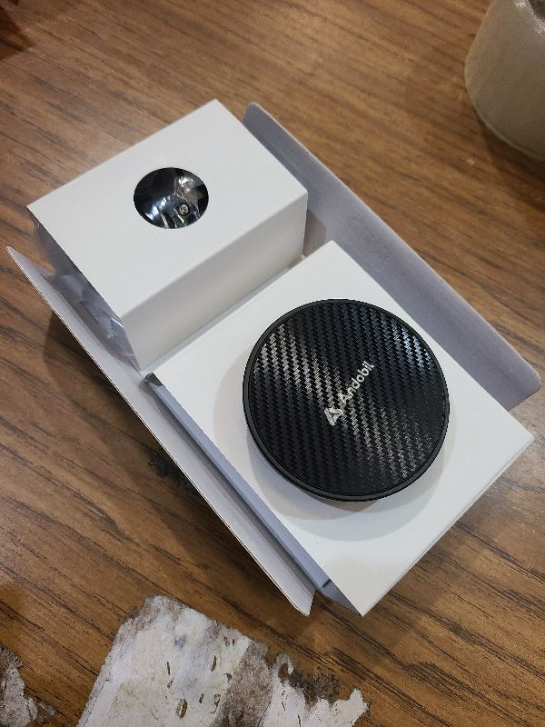 Photo 1 of andobil for MagSafe Car Mount [Upgraded Strongest Magnet] Magnetic Phone Holder for Car Vent 360 Adjustable Magnetic Car Phone Holder Mount for iPhone 17 Pro Max 16 15 14 13 Plus Mini (Carbon Fiber)