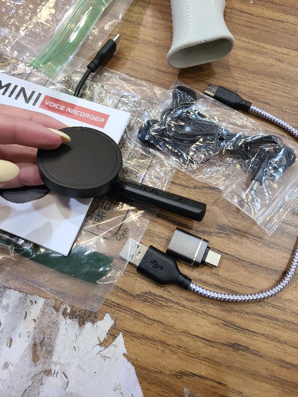 Photo 1 of 132G (9800 Hour) Voice Activated Recorder - Elasound Voice Recorder with AI-Intelligent Triple Noise Reduction, Portable Audio Recorder for Work, Lectures, Meetings, 100H Continuous Recording Device