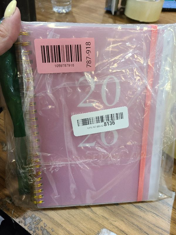 Photo 1 of 2026 Planner - A5 Weekly & Monthly Planners Spiral Bound, January 2026 - December 2026, 2026 Planner with Flexible Cover, Tabs, Inner Pocket, 6.4" x 8.5", Pink