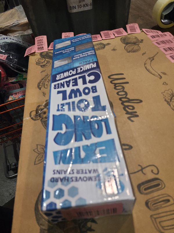 Photo 1 of 2 Pack Pumice Stone for Toilet Cleaning, Extra Long Handle for Removing Bowl Ring, Pool, Bathroom, Toilet Brush