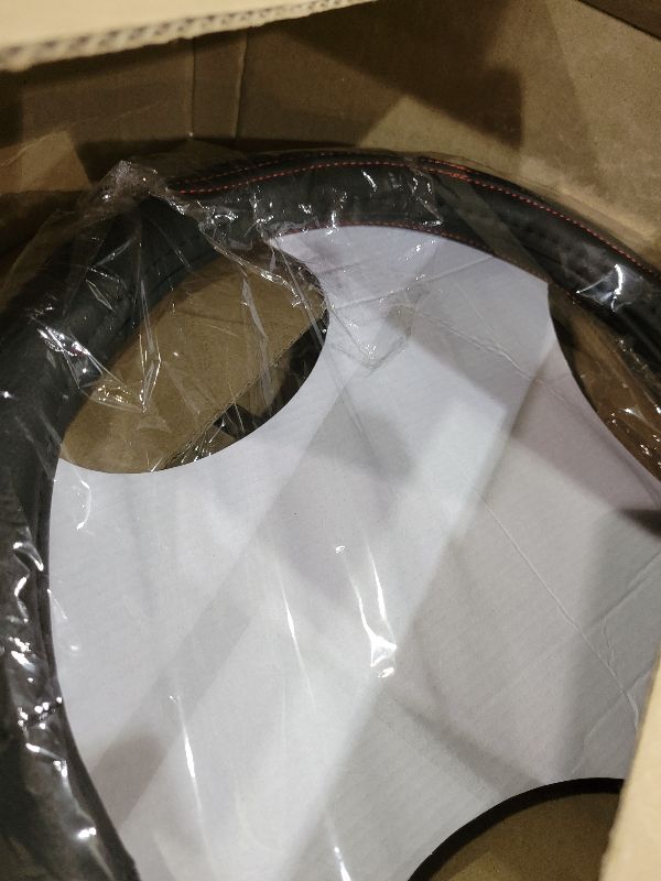 Photo 1 of Auto Dynasty Steering Wheel Cover, Breathable Microfiber Leather Car Steering Wheel Protector with Stylish Contrast Stitching, Anti-Slip, [14 1/2 to 15 Inches] Universal Fit Cars Trucks SUVs