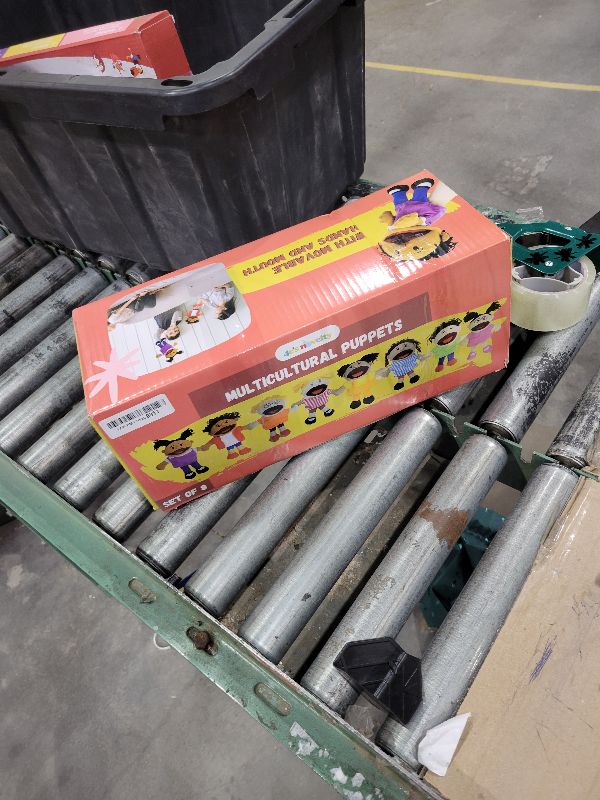 Photo 1 of 4E's Novelty Multicultural Hand Puppets for Kids - 8 Pack with Movable Mouth, Bulk Soft Plush Puppets for Kids Ages 4-8, for School Home Theater Shows, Teachers Classroom Supplies