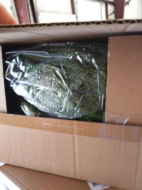 Photo 1 of 2 Pack 24'' Artificial Plants Topiary Ball Trees, Realistic Norfolk Pine Topiary with Spike Fake Bushes Faux Shrubs Plants Spring Pot Fillers Outdoor Front Porch Door Garden Yard Decorations