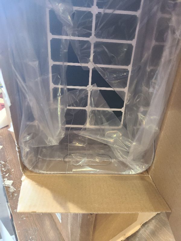 Photo 1 of 12 PACK Multi-Use Clear Plastic Storage Bins for Organizing w/ Labels - Home, Kitchen, Bathroom, Office, Pantry Cabinet Shelf Organizer Bins - SOHO Collection, RV, Fridge Organization Containers