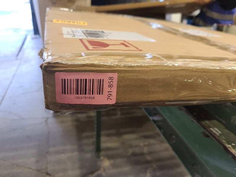 Photo 1 of 24" Square Tempered Glass Table Top - 1/4" Thick, Polished Edge - Safe Corner (24 inch)