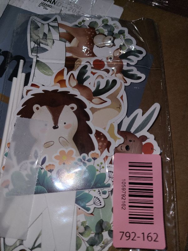 Photo 1 of 10 Sheets Baby Boy Scrapbook Stickers, Various Designs Toddler Decals Adorable Scrapbook Supplies for Newborn Memory Keeping, Baby Boy Shower, Pregnancy Planner & First Year Journaling