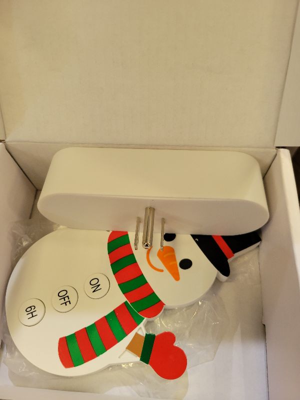 Photo 1 of [Upgraded Timer] Wireless Remote Switch for Christmas Tree Lights,Snowman Wireless Remote with Electrical Outlet,Electrical On/Off/Timer Controller for Holiday Lighting from 82 Feet Away