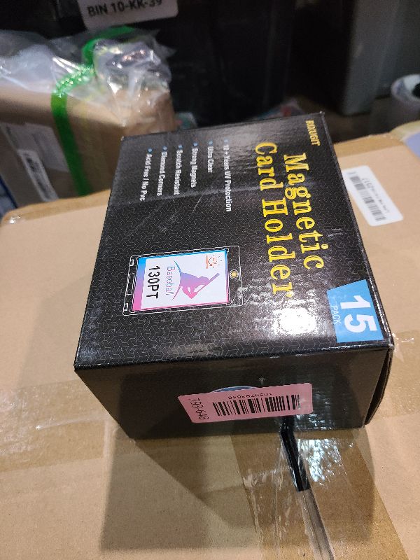 Photo 1 of 130pt Magnetic Card-Holders for Trading Cards - 15-Pack One Touch Card Case with Stronger Magnet, UV Protection? Card Protectors Hard Plastic, Card Sleeves Display Case for Baseball Card Sports Cards